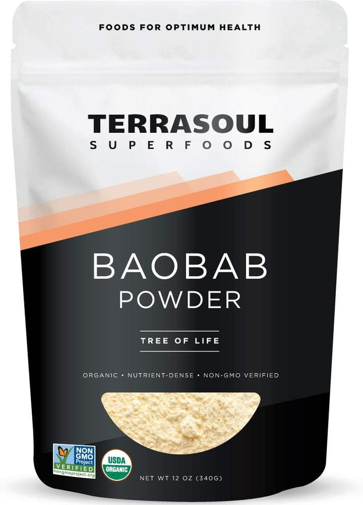 Organic Baobab Fruit Powder, 12 Ounces