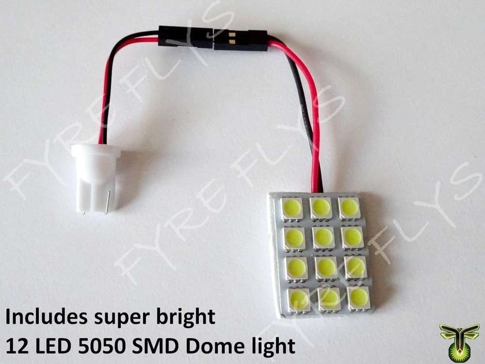 For 2003-2012 Honda Accord Map Dome Interior Brighter white LED lights package