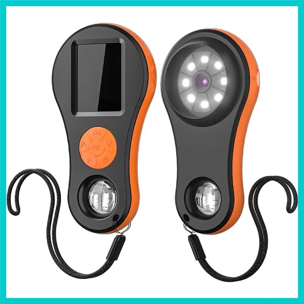 Lightweight Portable Microscope - 500X Magnification & 200 Photos Storage