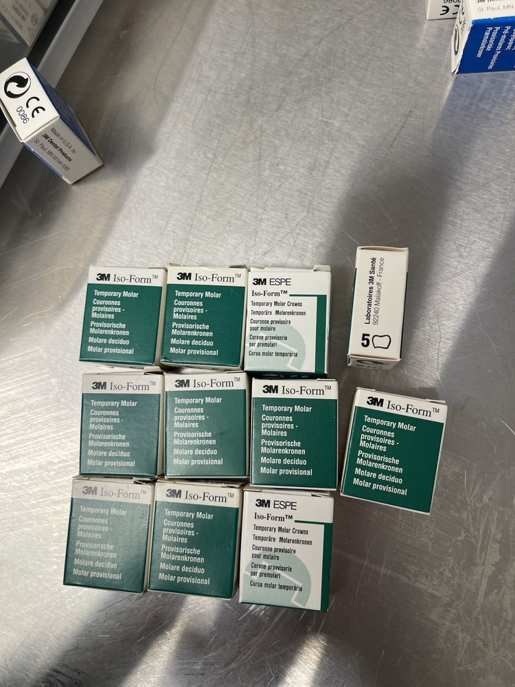polycarbonate temporary dental molars, bicuspids & crowns