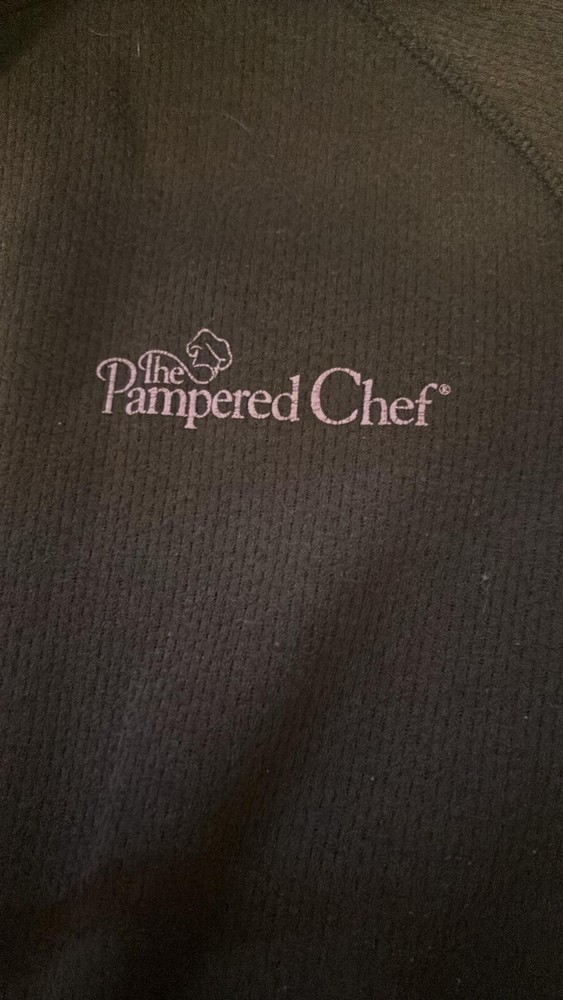 Pampered Chef Brown Labeled Jacket