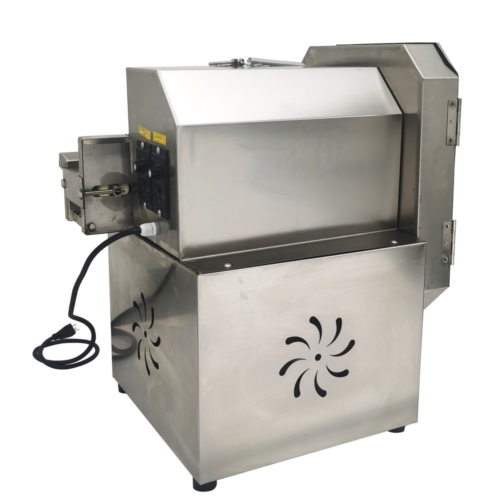 Electric Vegetable Cutter Automatic Feeding Carrot Celery Cutting Machine 300kg/