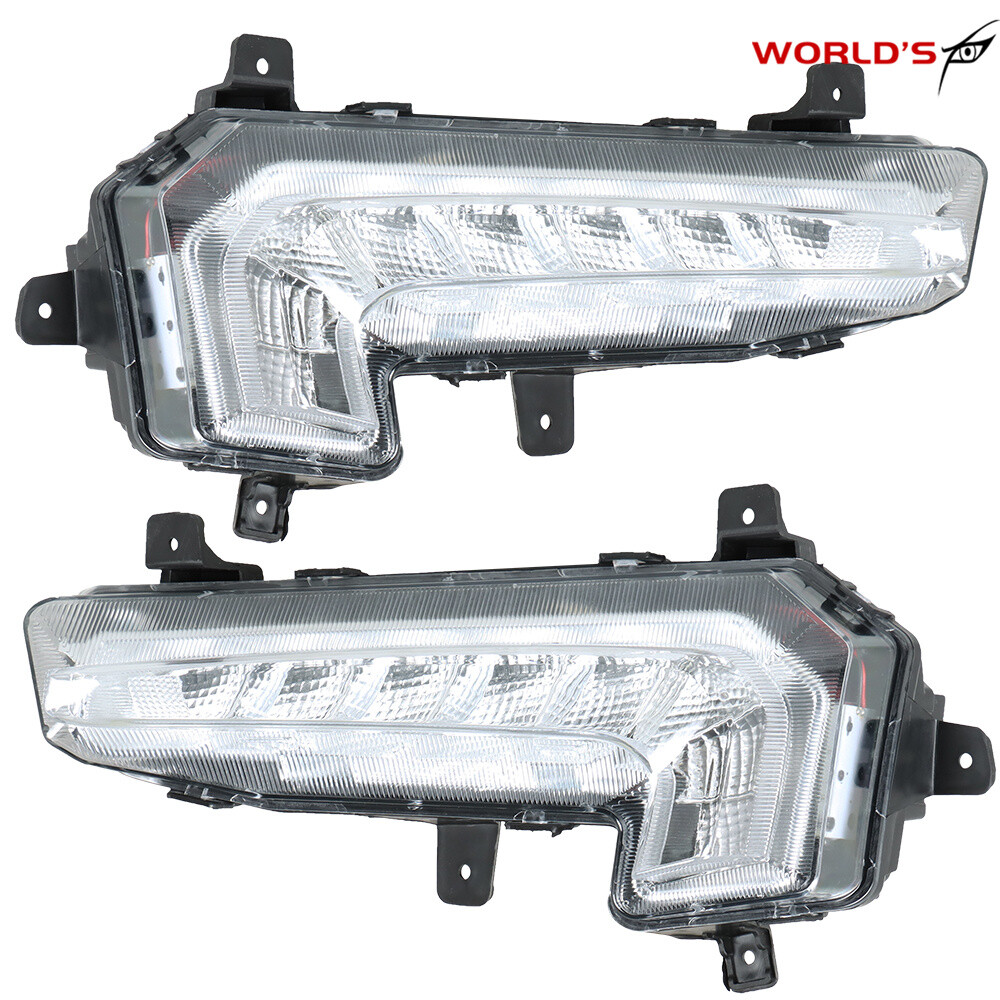 Fit For 2016 2017 2018 Chevy Malibu Front LED Fog Lights Bumper Driving Lamps