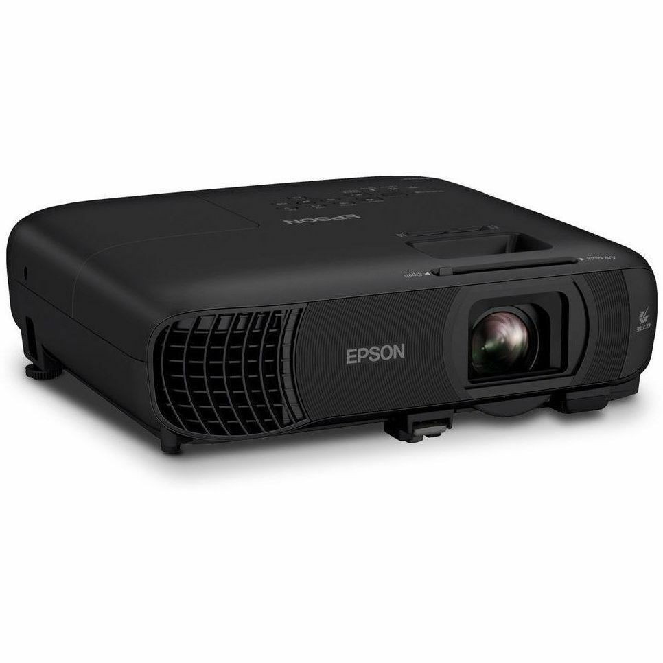 Epson PowerLite 1290 3LCD Projector - 16:10 - Ceiling Mountable - Black