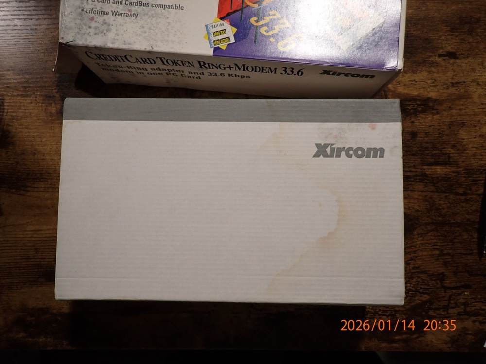 Xircom CreditCard Token Ring+Modem 33.6 - Open Box
