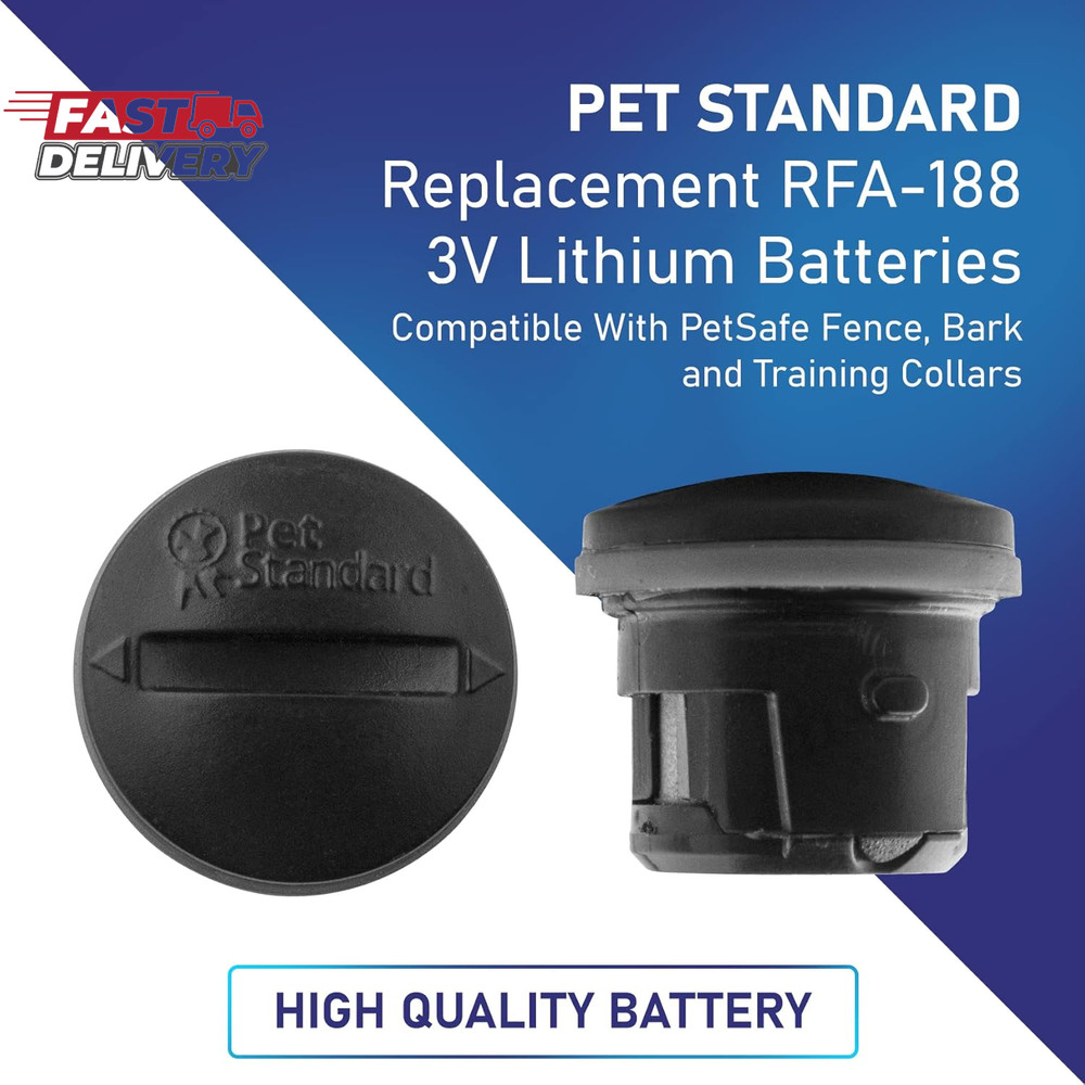 Petsafe Compatible RFA-188 Replacement Batteries (5-Pack)