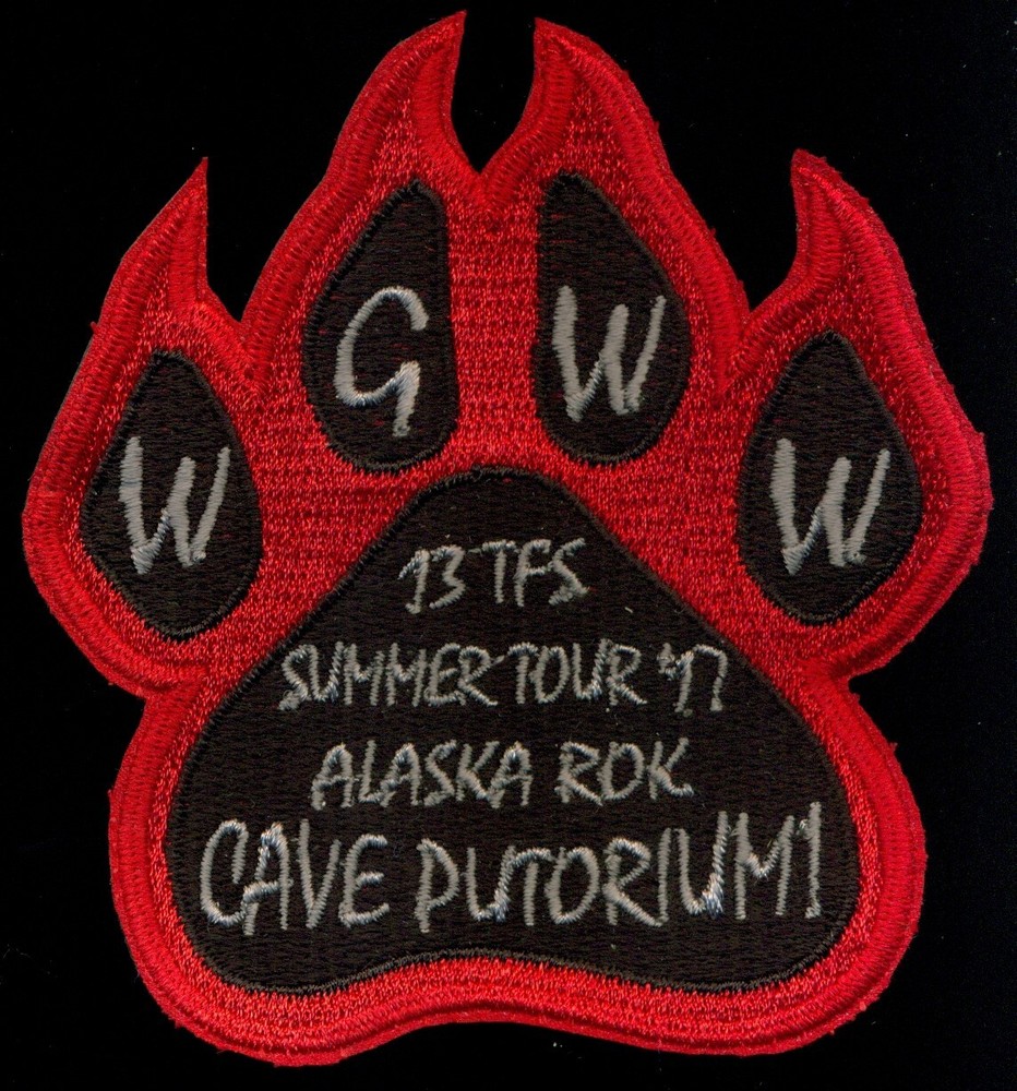 USAF 13th Tactical Fighter Squadron 2017 Alaska Patch K-11