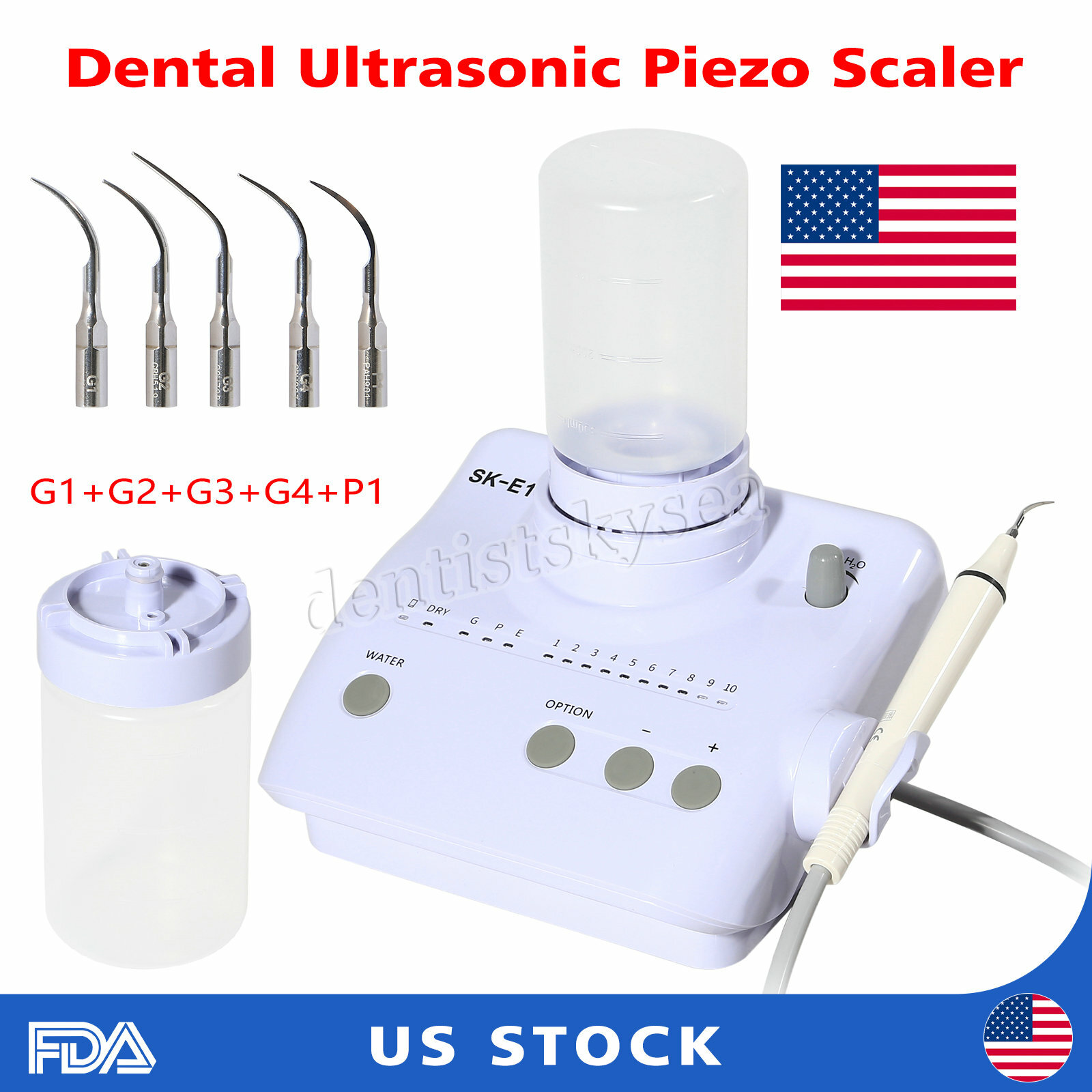 Dental Ultrasonic Piezo Scaler Detachable Ultrasound Unit fit EMS Cavitron SK-E1