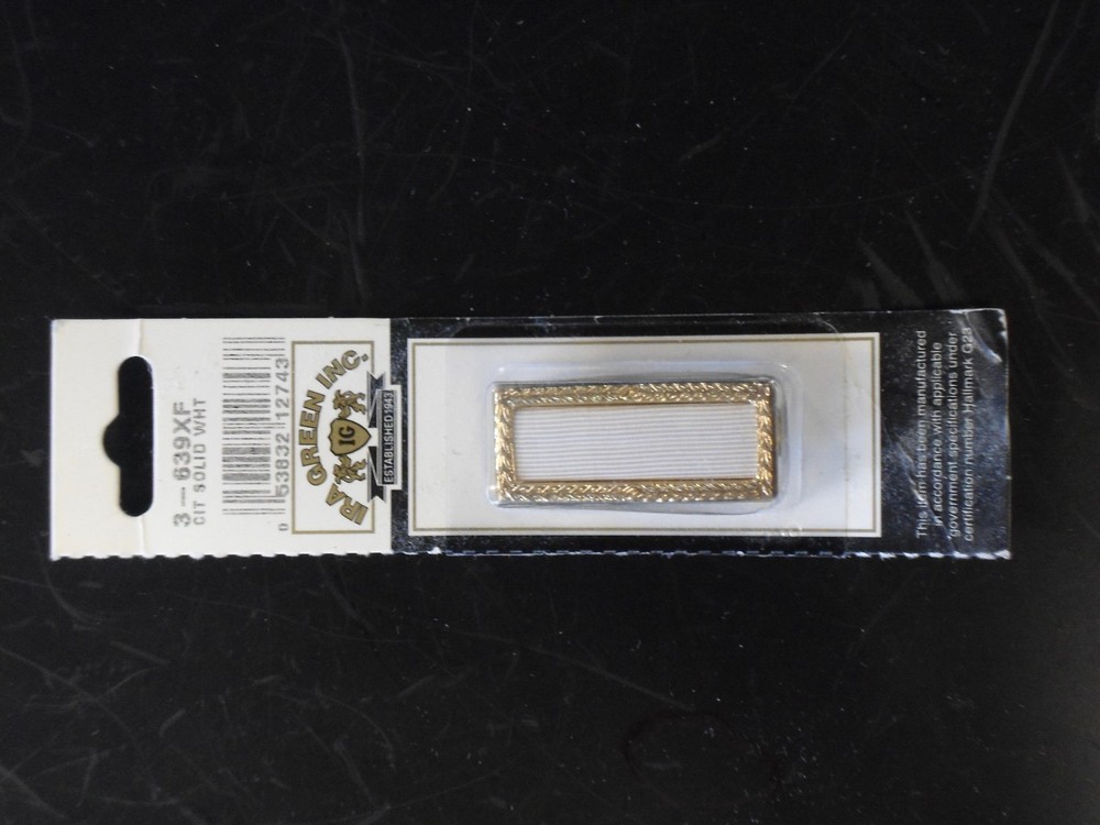 IRA GREEN INC. SOLID WHITE CITATION WITH GOLD FRAME (5pack)