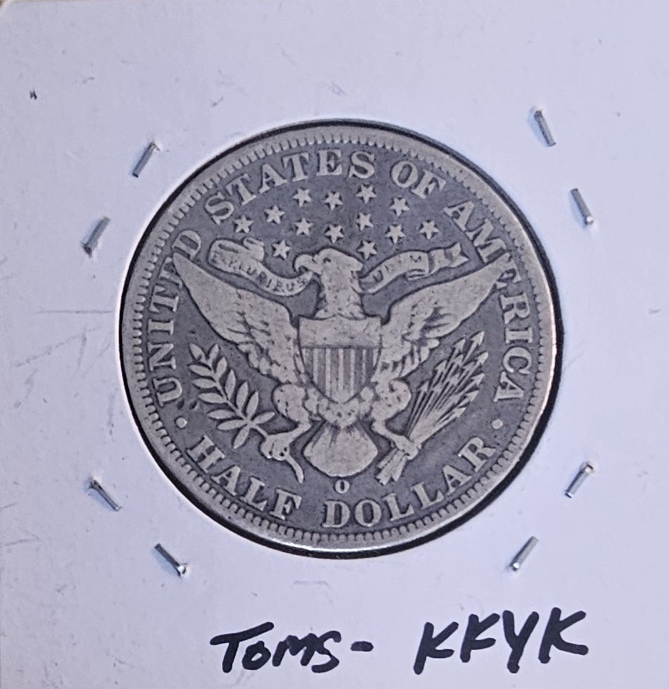 1896-O, U.S. BARBER HALF DOLLAR