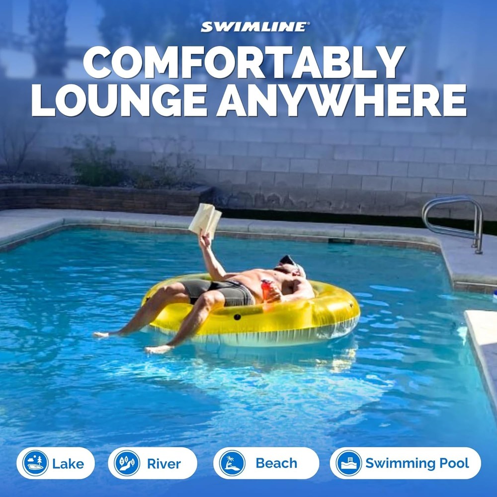 Humongous 72'' Inflatable Pool Island