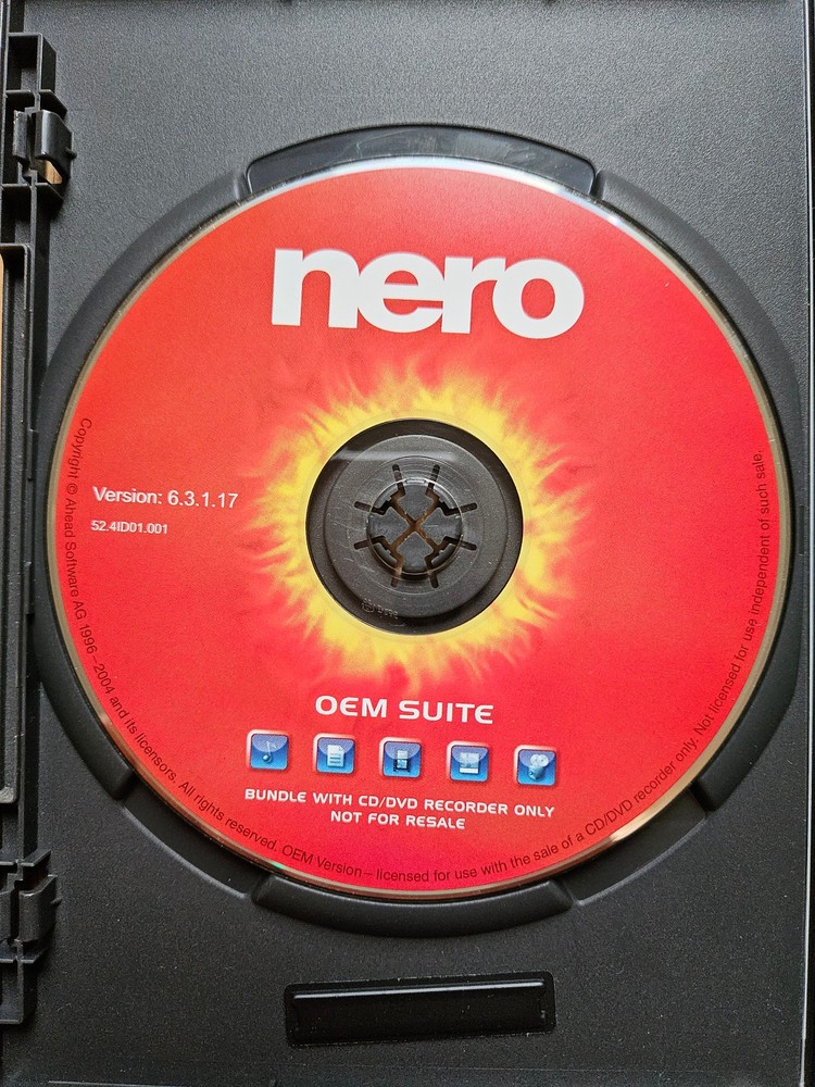 Nero OEM Suite (1996, Ahead Software)
