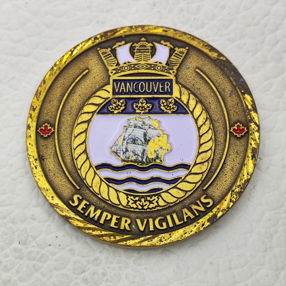 HMCS Vancouver FFH 331 Challenge Coin #1