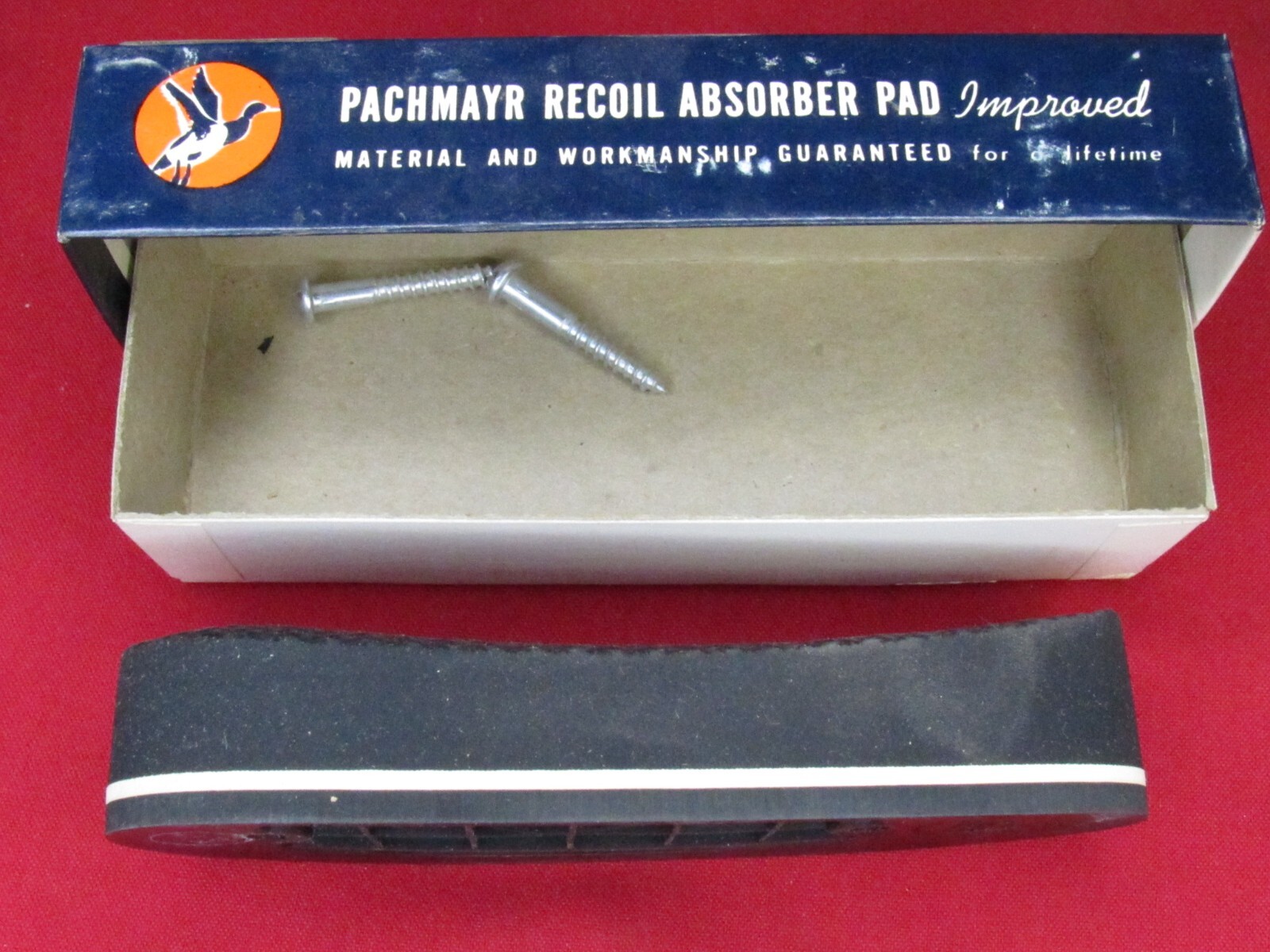 Vintage Pachmayr Presentation Recoil Pad - Medium - Black - 750-M-1-BL-W