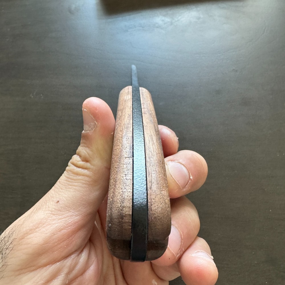 Walnut scales compatible with ESEE-3/4HM knife