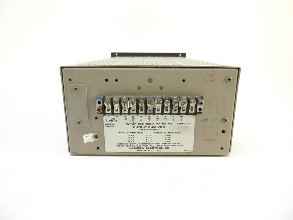 Lambda LQ-533 Regulated Power Supply 0-60V, 3.3A