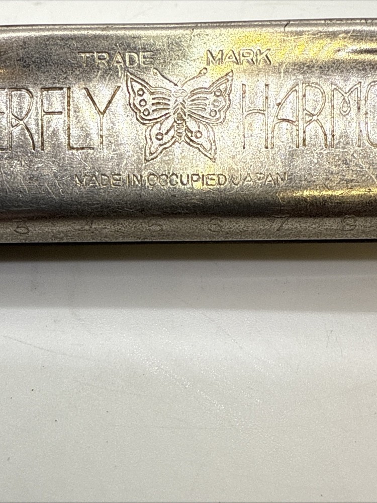 Vintage Butterfly Harmonica Occupied Japan