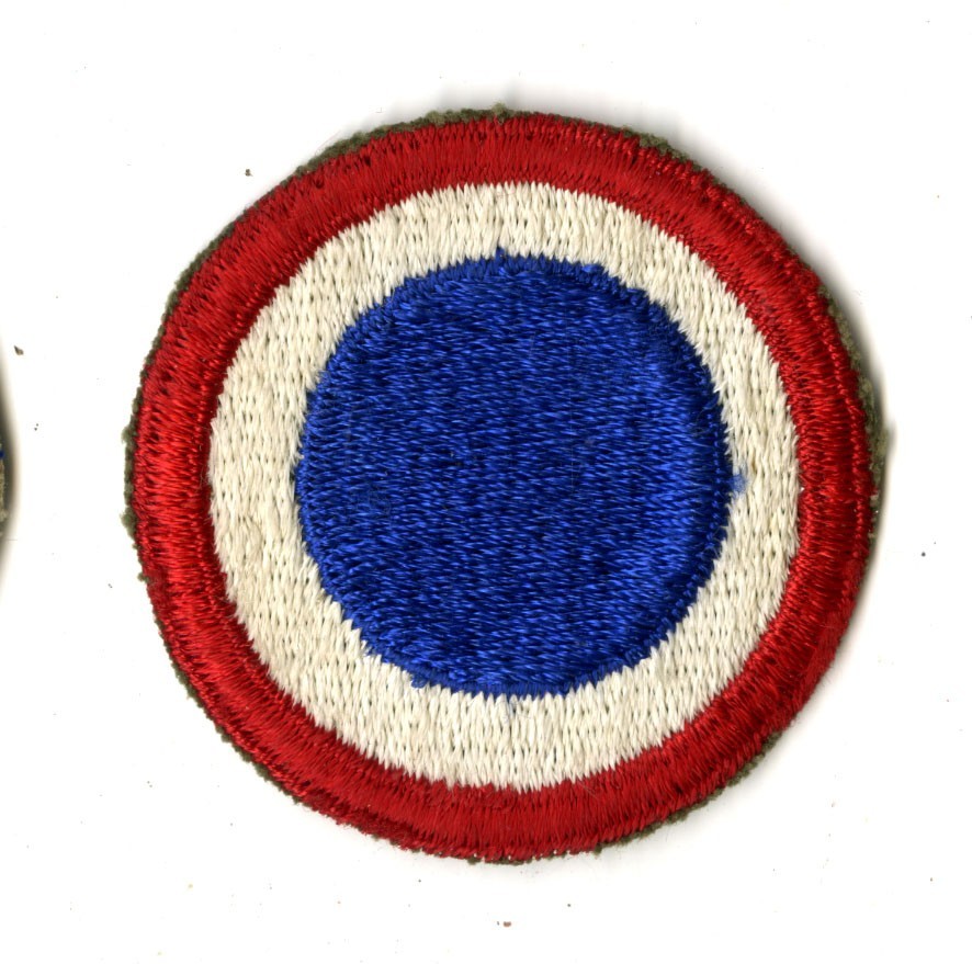 Replacement Depots White Back Patch WWII Vintage