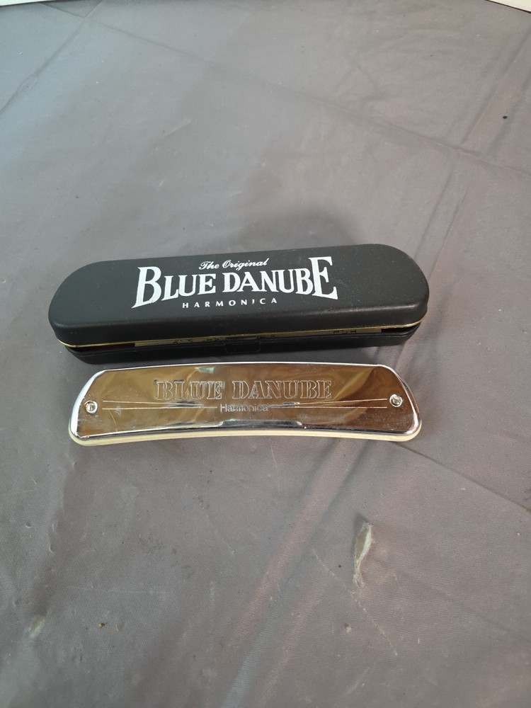 Vintage The Original Blue Danube Harmonica