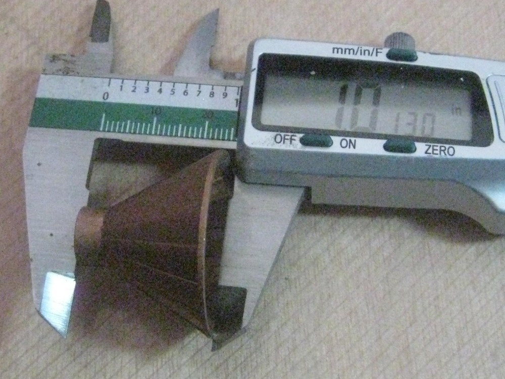 (Quan 12) Miniature Copper Funnels NEW