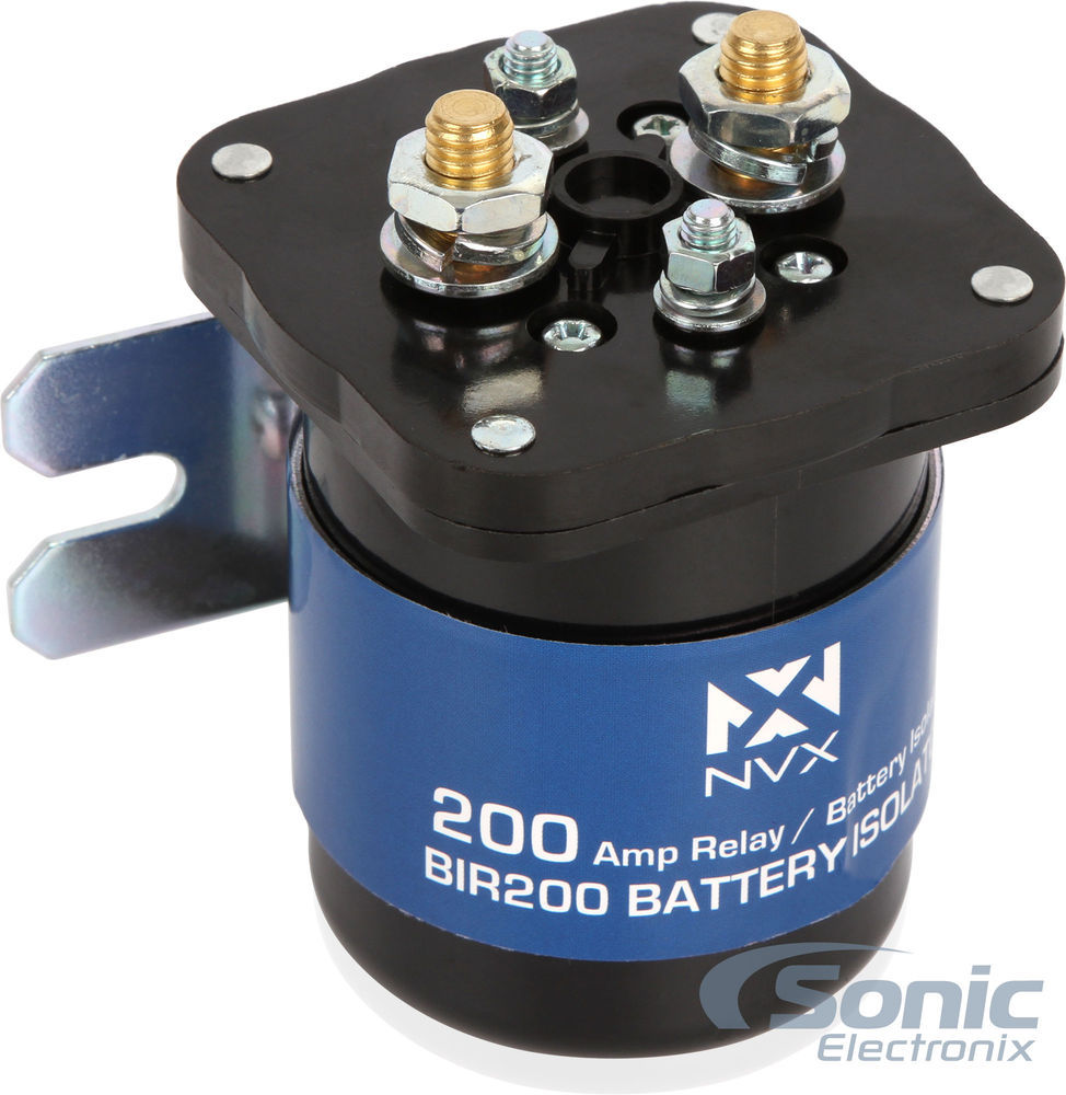 NEW! NVX BIR200 200 Amp Mobile Audio Relay and Battery Isolator