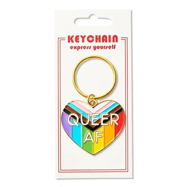 Queer AF Keychain by The Found