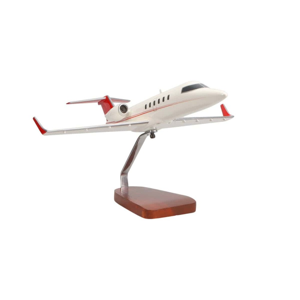 NEW Learjet 40 Large Mahogany Model