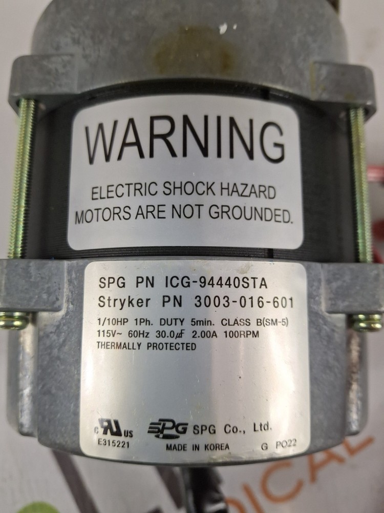 Stryker 3003-016-601 Motor Assembly