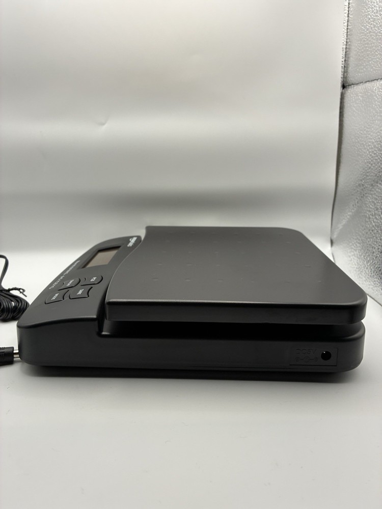 Amazon Basics Digital Postal Table Top Scale, AC Adapter,65 pound, Black Working