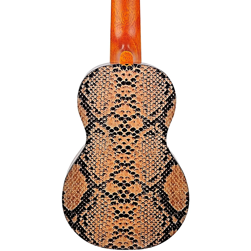 Mahalo Art II Soprano Ukulele With Bag Python Motif