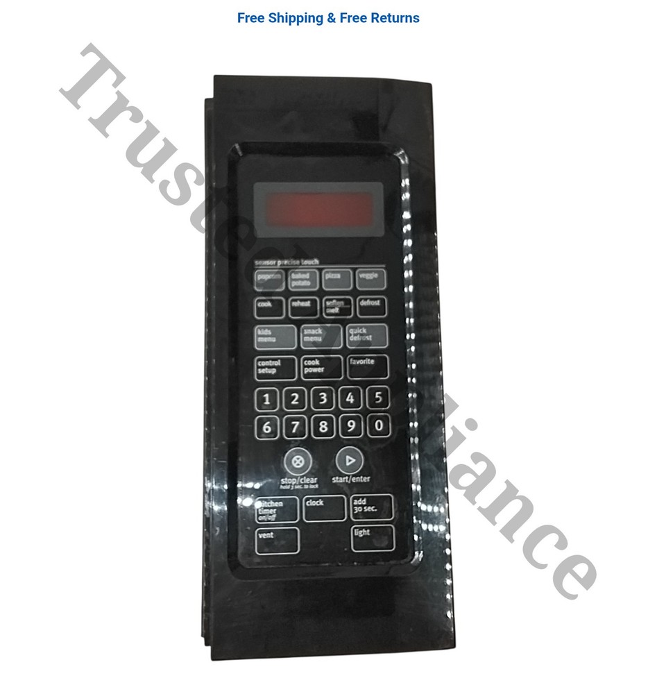 Whirlpool Microwave Control Panel Console W10258246 BLACK