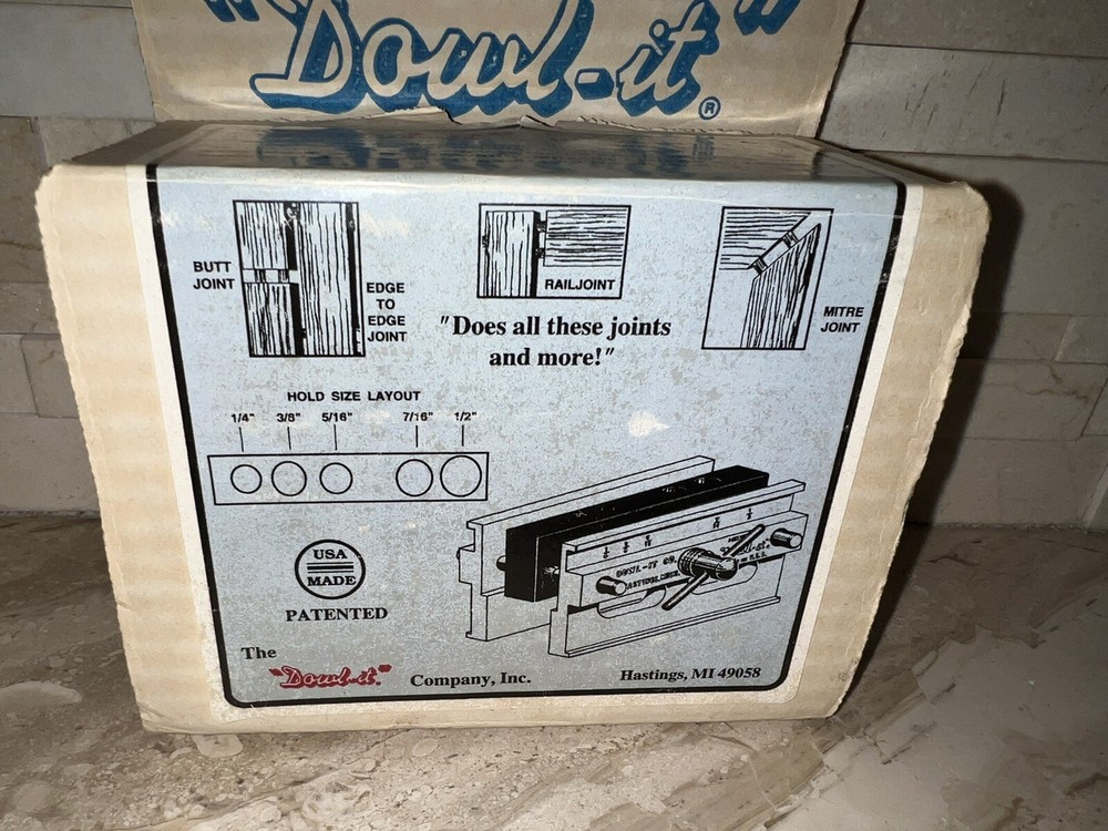 Dowl-It~Model 1000~Dowel Jig For Holes~Self Centering Drill Guide