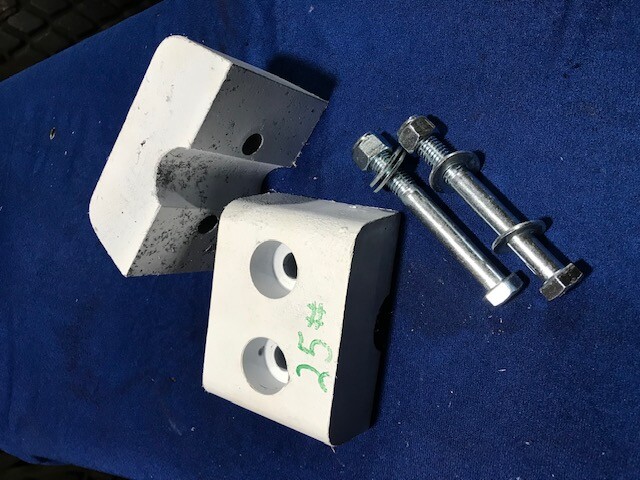 Lead Ballast Weight 25lbs Clamp On