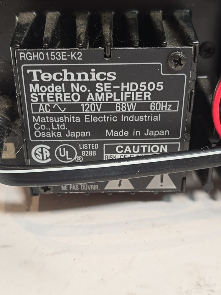 Technics Micro Stereo Component System *Partialy Working* READ