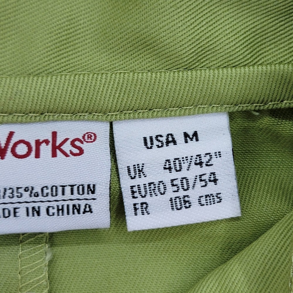 NWT Chef Works coat Medium avocado green Kitchen jacket