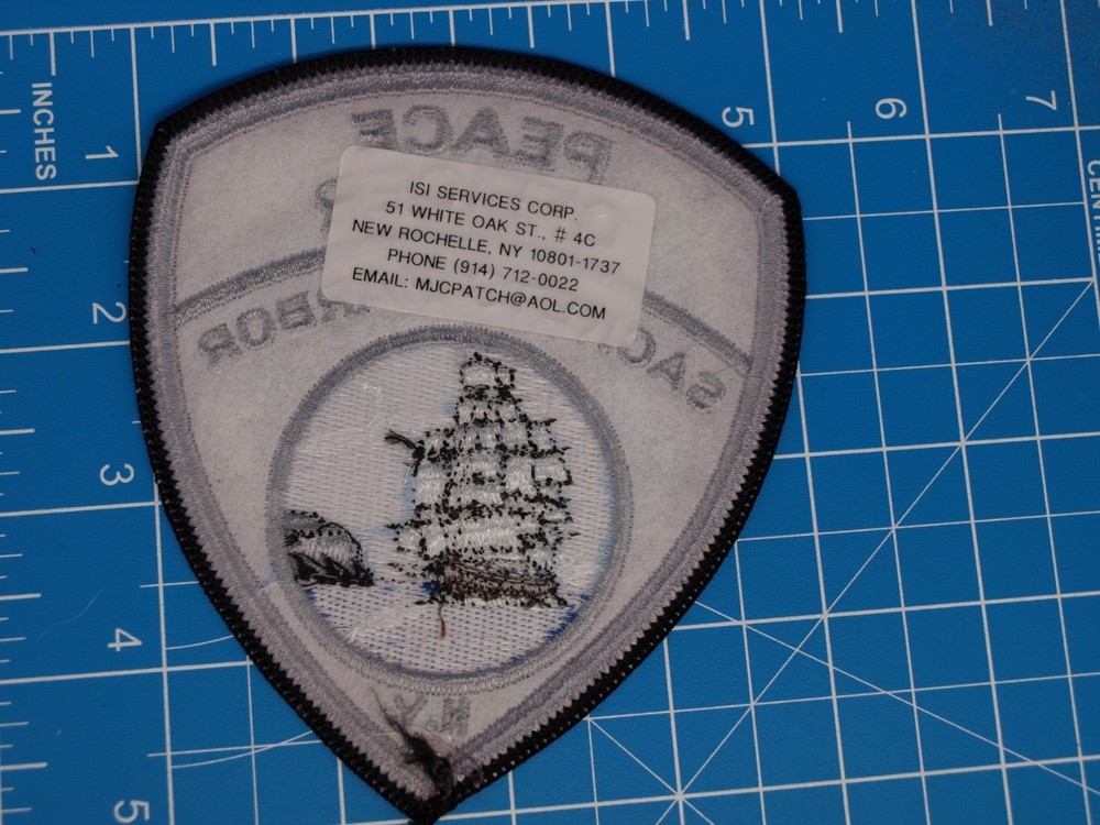 Sackets Harbor New York Peace Officer patch-Bin A