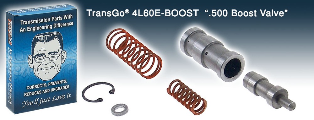 TRANSGO 4L60E-BOOST .500 Boost Valve & Bushing 1993-2020 (4L60E-BOOST)**