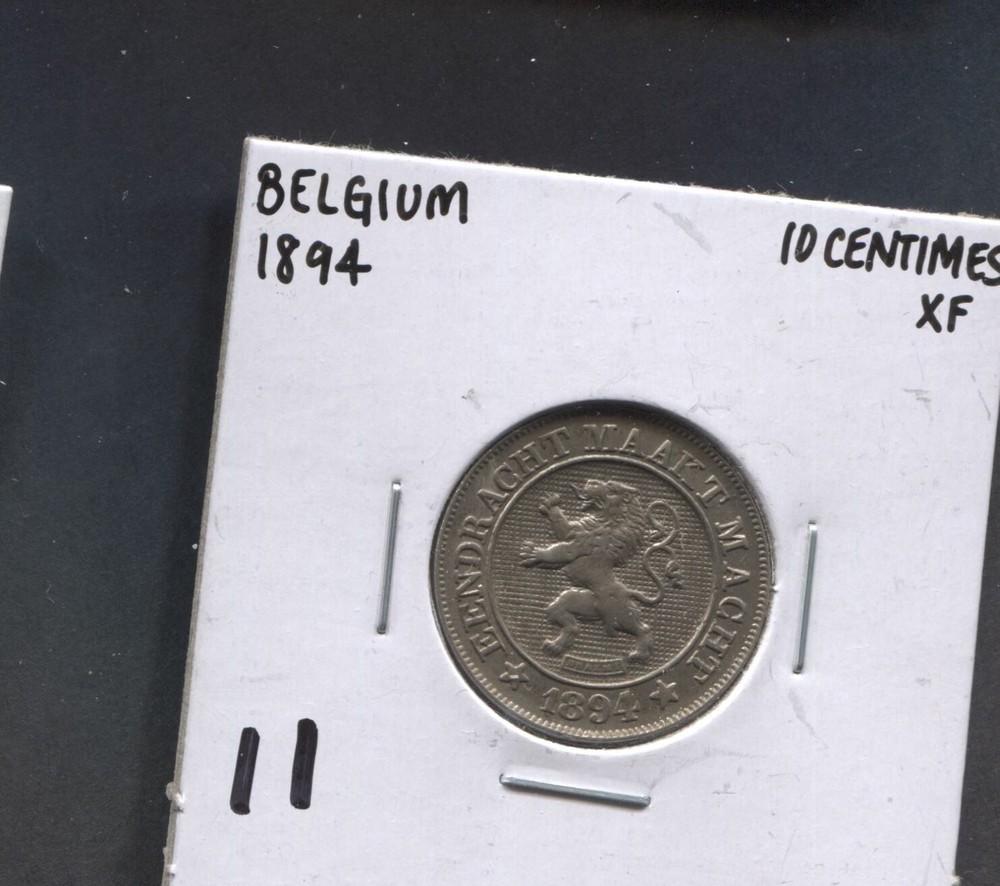 1894-Belgium-10 Centimes-XF
