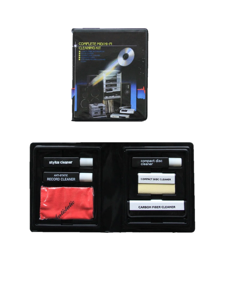 Complete Turntable Vinyl Record and Compact Disc Cleaning Kit!