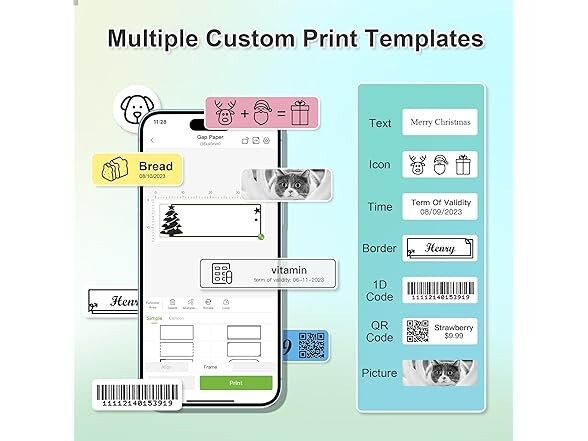 2023 NELKO P21 Mini Portable Bluetooth Label Maker