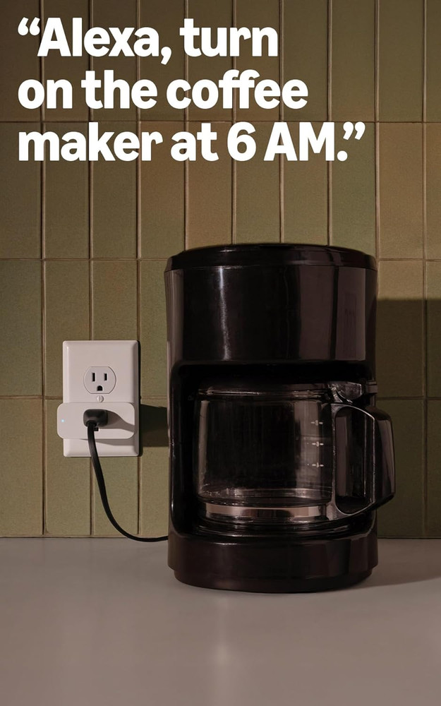 Amazon Smart Plug, Works with Alexa, Simple Setup, Endless Possibilities
