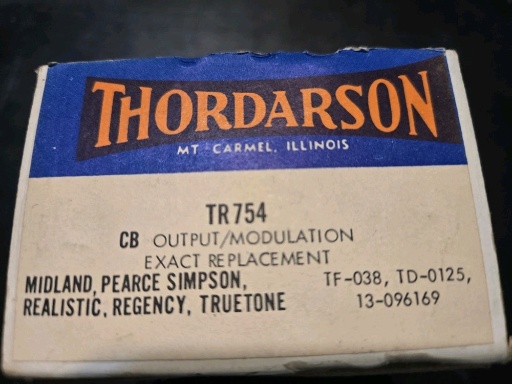 Thordarson TR754 CB Output/Modulation Amplifier