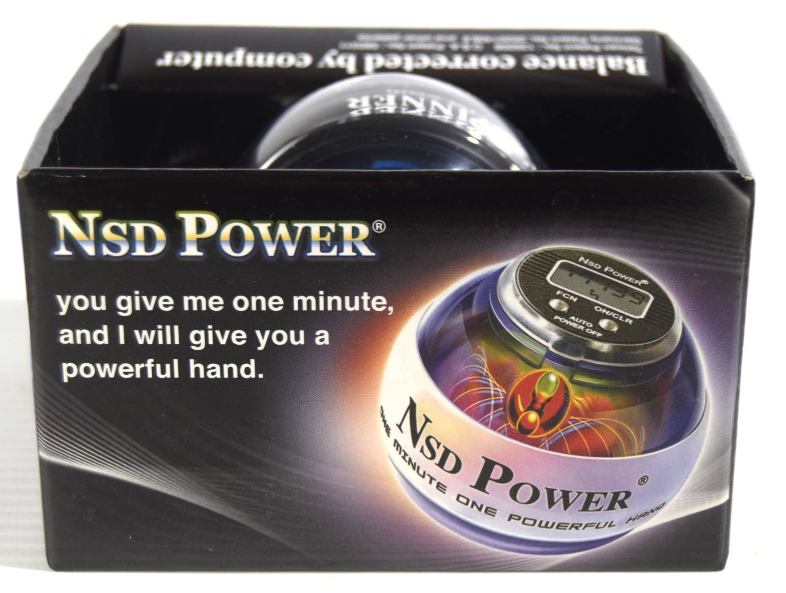 NanoSecond NSD POWER SPINNER PB-188SC Gyroscopic PowerBall & Digital LCD Counter