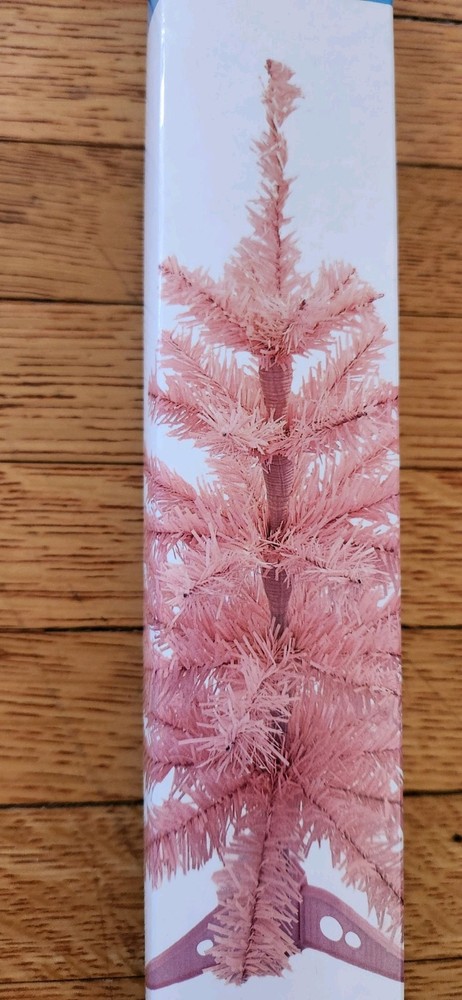 18" Mini Tabletop Artificial Easter Christmas Tree Year Round Pink