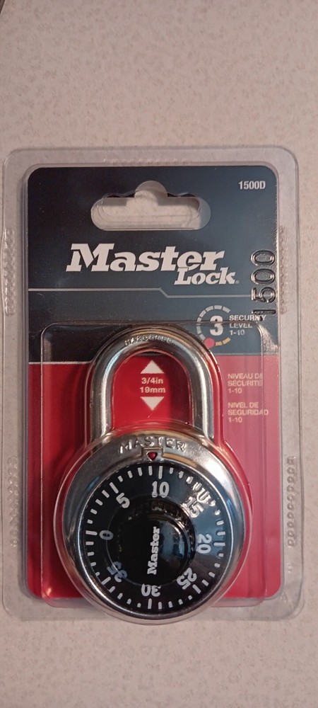 Master Lock 1500D 2 Pack 1 7/8" Combination Dial Padlock
