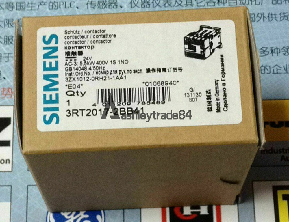 1PCS NEW Siemens contactor 3RT2017-2BB41 DC24V