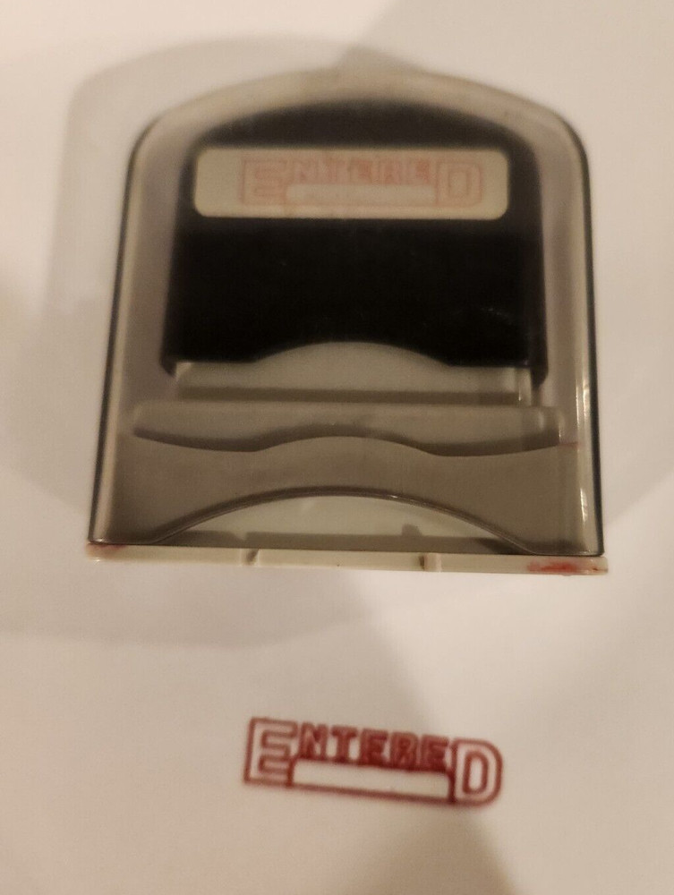 Stockwell Rubber Office Stamp - Entered