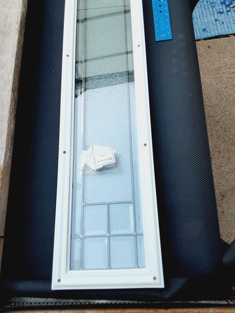 Decorative entryway door window glass replacement kit side lite light leaded
