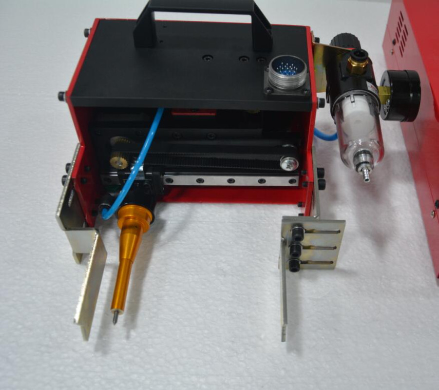 100*20mm Portable Metal Pneumatic Dot Peen Marking Machine for VIN Code Frame