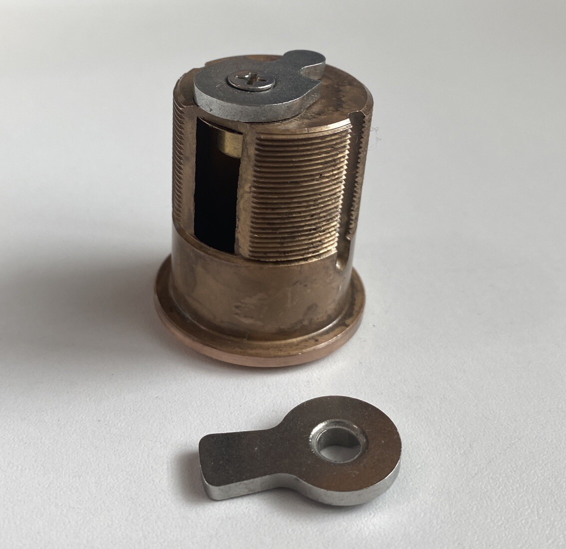 GMS ICS-10-SL Mortise housing large Format, satin bronze schlage L